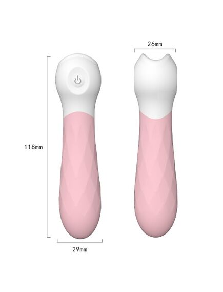 Мини вибратор "Mini-3" "Розовый" , изображение 3