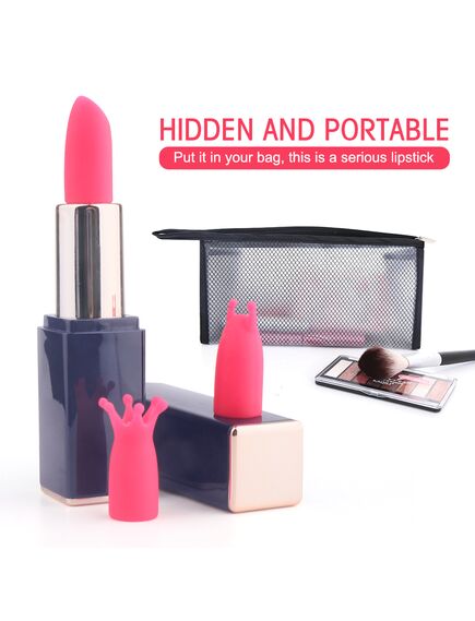 Вибромассажёр в виде губной помады "Lipstick" , изображение 3