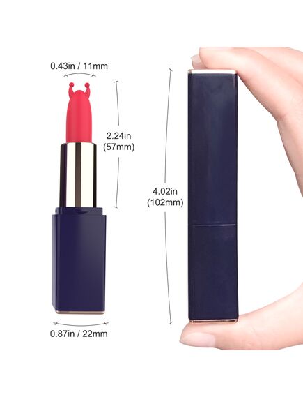 Вибромассажёр в виде губной помады "Lipstick" , изображение 4