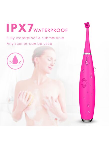 Ультратонкий вибростимулятор "sparkle" с набором насадок , изображение 5