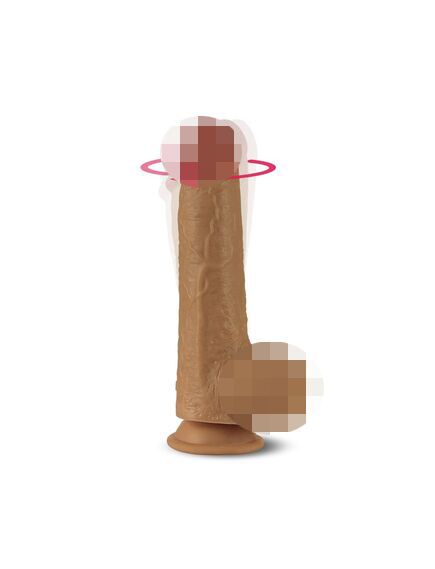 Фаллоимитатор с функцией ротации и подогревом "Anthony" , изображение 3