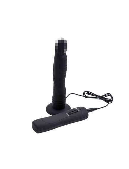 Вибромассажёр на присоске Ripple черный , изображение 4