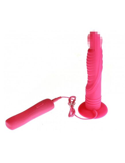 Вибромассажёр на присоске Ripple розовый , изображение 2