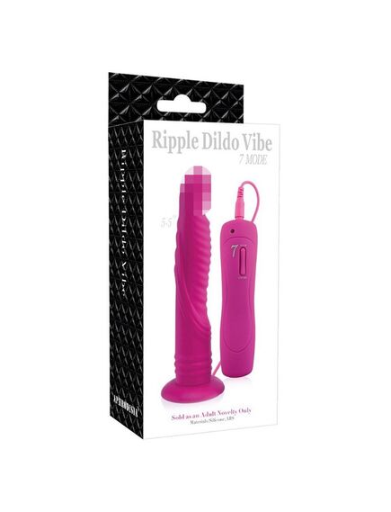 Вибромассажёр на присоске Ripple розовый , изображение 3