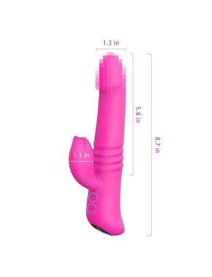 Вибромассажёр с имитацией фрикций и подогревом Kaya , изображение 2