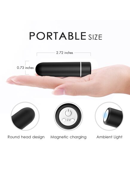 Вибропуля перезаряжаемая с пультом д\у "SEED RCT" , изображение 6