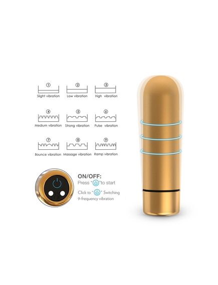 Металлическая перезаряжаемая вибропуля " SEED-3 " , изображение 3