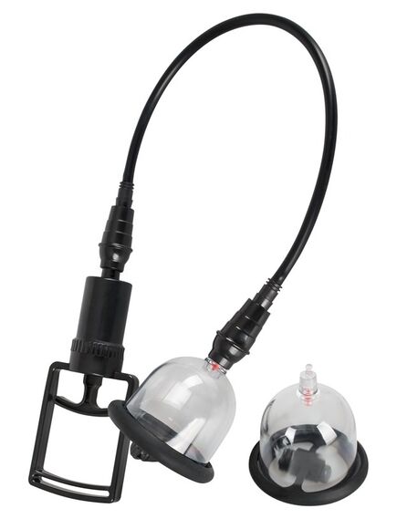 Вакуумная помпа для сосков с вибрацией "Bad Kitty" 