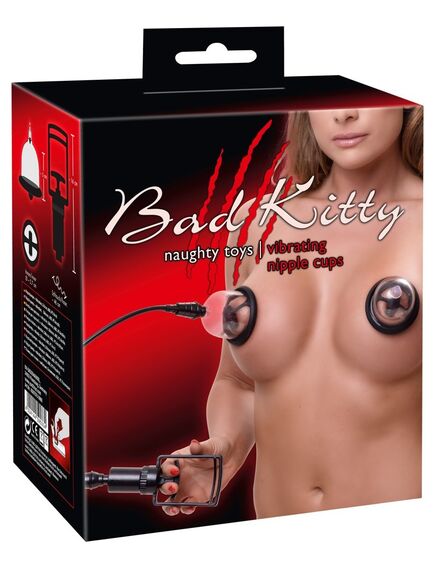 Вакуумная помпа для сосков с вибрацией "Bad Kitty" , изображение 4