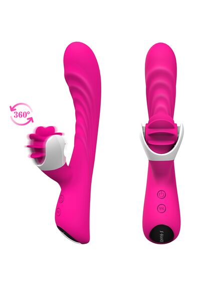 Вибромассажер с имитацией кунилингуса "NYMPH" , изображение 7