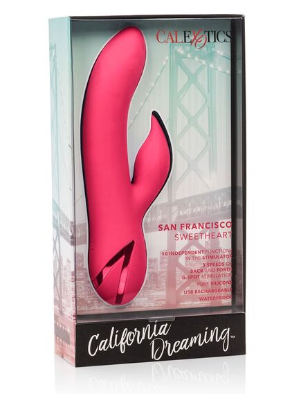 Вибромассажер кролик San Francisco Sweetheart с функцией «манящее движение» , изображение 3