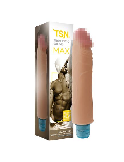 Вибратор TSN Realistic Dildo 15,5 см , изображение 3