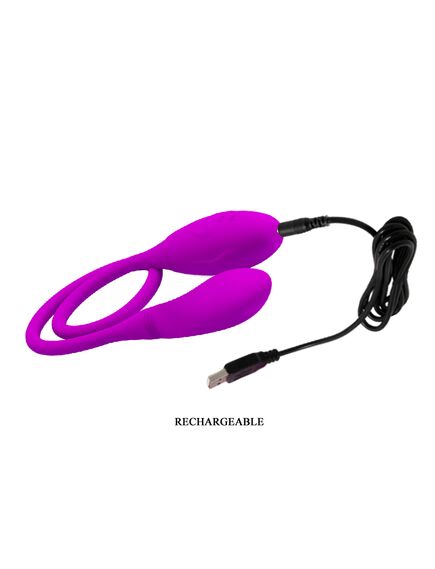 Двусторонний вибростимулятор для пар с эффектом движения пальца Snaky Vibe , изображение 8