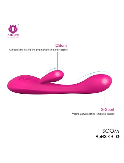 Вибратор кролик "Boom" , изображение 7