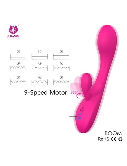 Вибратор кролик "Boom" , изображение 8