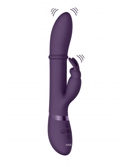 Вибромассажер-кролик Halo со стимулирующим кольцом и функцией "мгновенный оргазм" , изображение 5