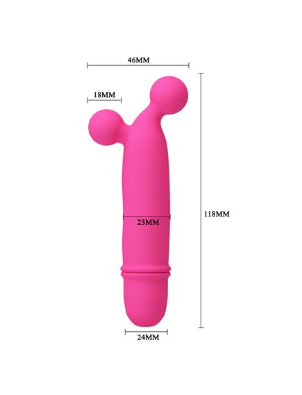 Вибромассажёр "Goddard", розовый , изображение 5