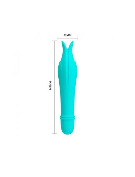 Вибромассажёр мини "Edward", голубой , изображение 3