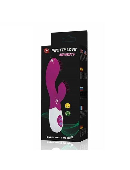 Вагинально-клиторальный вибратор Brighty 30 режимов , изображение 2