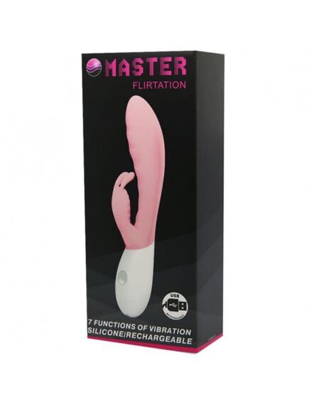Женский вибратор с клиторальным кроликом Master Flirtation , изображение 2