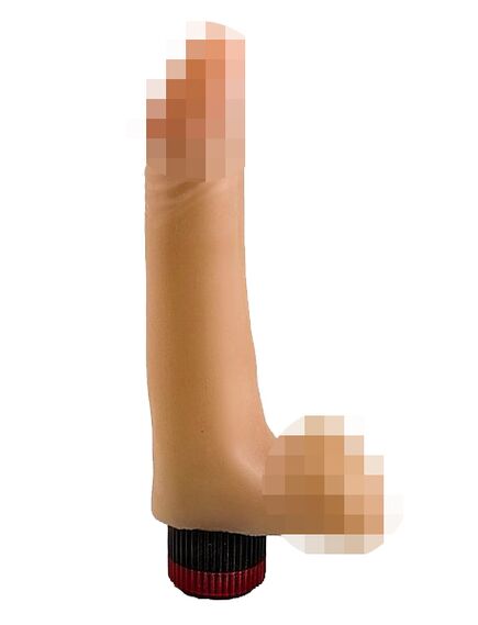 Вибромассажёр-реалистик в ламинате 