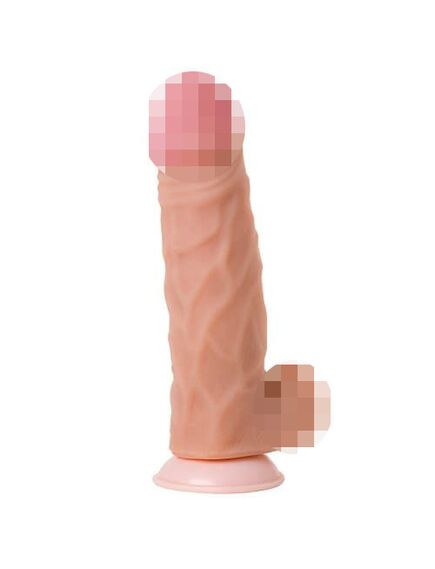 Вибромассажёр киберскин-ГИГАНТ с выносным блоком в прозрачной коробке 