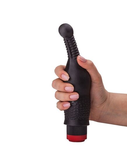 Вибромассажёр чёрный в ламинате , изображение 2