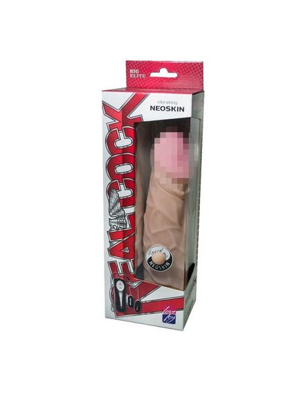 Вибромассажёр-реалистик неоскин-ГИГАНТ на присоске в подарочной коробке , изображение 2