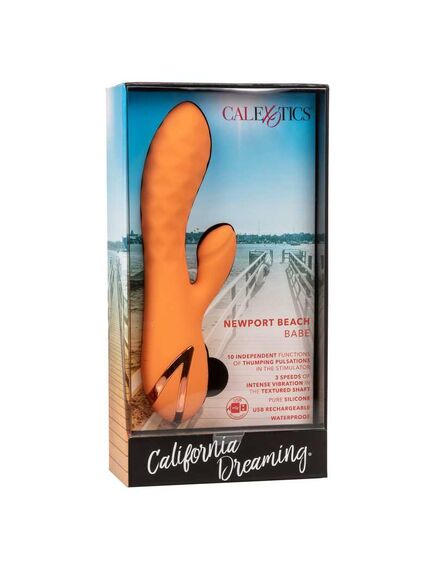 Вибромассажер  Newport Beach Babe с функцией «пульсирующее воздействие» , изображение 2