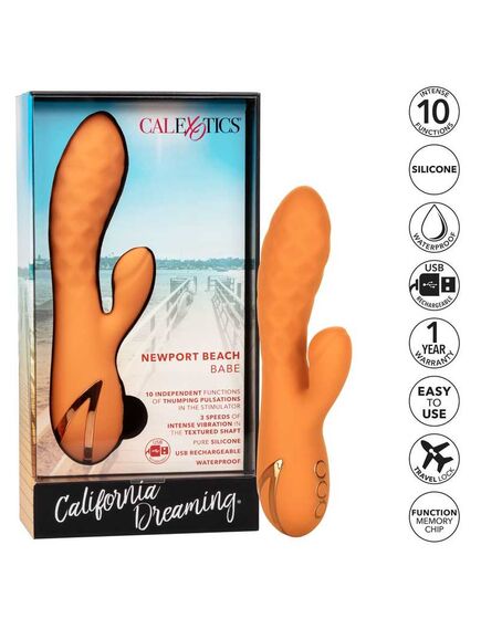 Вибромассажер  Newport Beach Babe с функцией «пульсирующее воздействие» , изображение 6