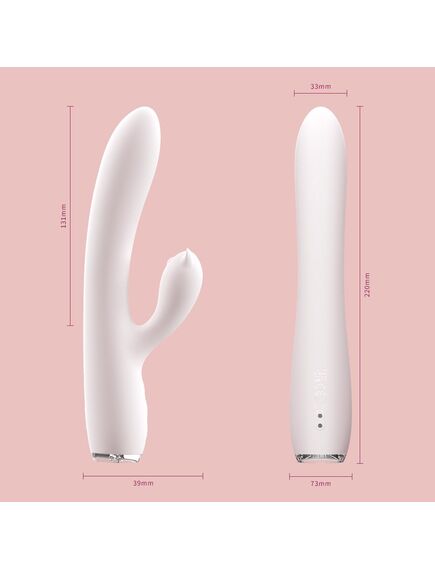 Вибратор кролик с поступающими движениями и подогревом "Romance" , изображение 2