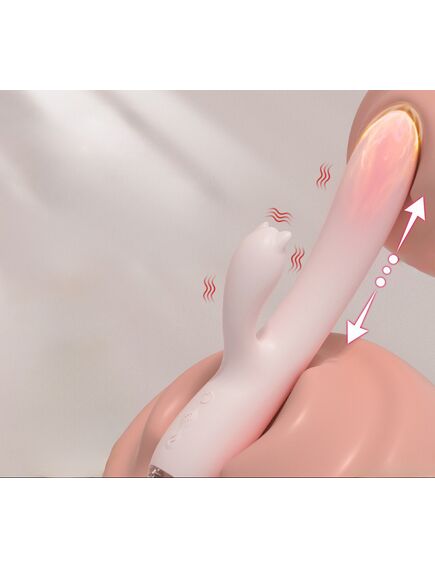 Вибратор кролик с поступающими движениями и подогревом "Romance" , изображение 4