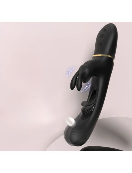 Вибратор кролик с функцией пульсации и подвижным языком "Niko" , изображение 3