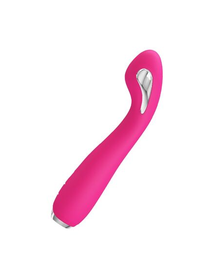 Розовый вибратор с электростимуляцией Hector - 19,5 см , изображение 6