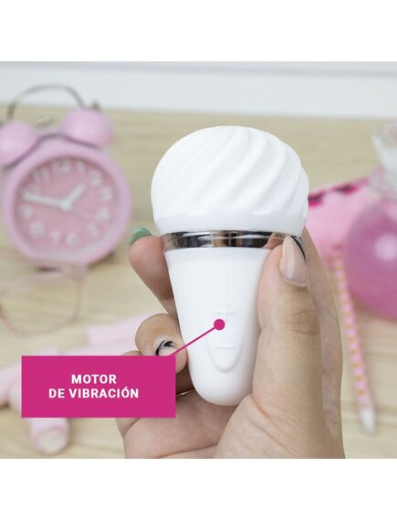 Мини стимулятор Satisfyer layons Sweet Temptation - белый с золотым , изображение 2