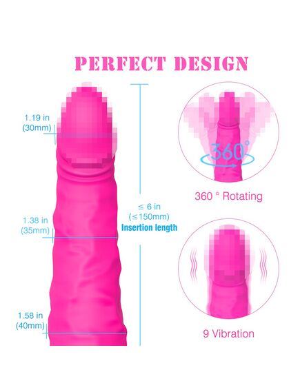 Вибромассажер с эффектом ротации "Kings" , изображение 5