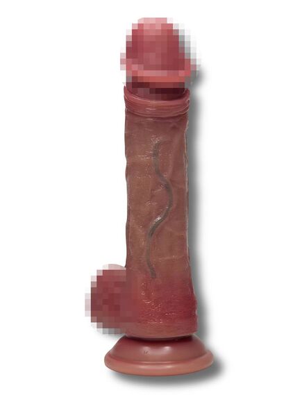 УЦЕНКА! Реалистичный вибратор с возвратно-поступательными движениями, с пультом Д/У и функцией нагре , изображение 2