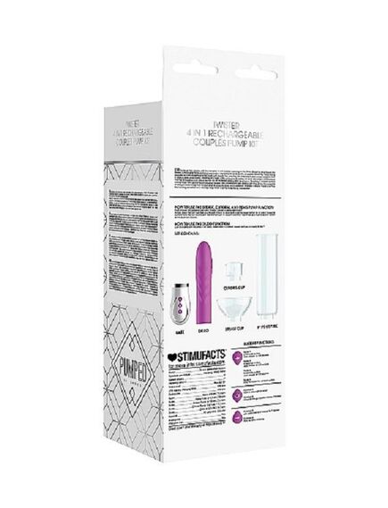 Набор Twister 4 in 1 Rechargeable Couples Pump Kit , изображение 5