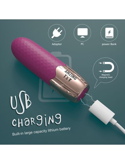 Мини вибратор Andice 9 режимов , изображение 6