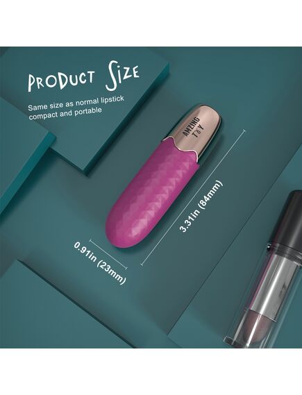 Мини вибратор Andice 9 режимов , изображение 7