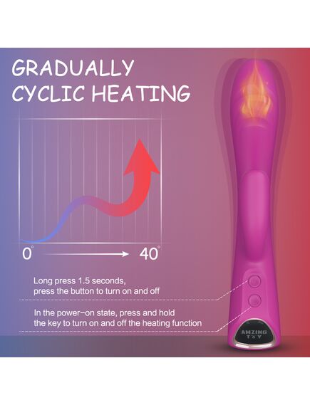 Вибратор кролик с подогревом Alivior , изображение 5