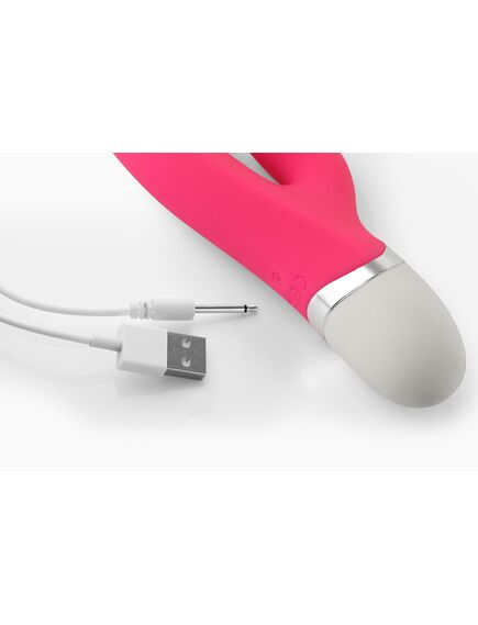 Вибратор кролик розового цвета , изображение 3