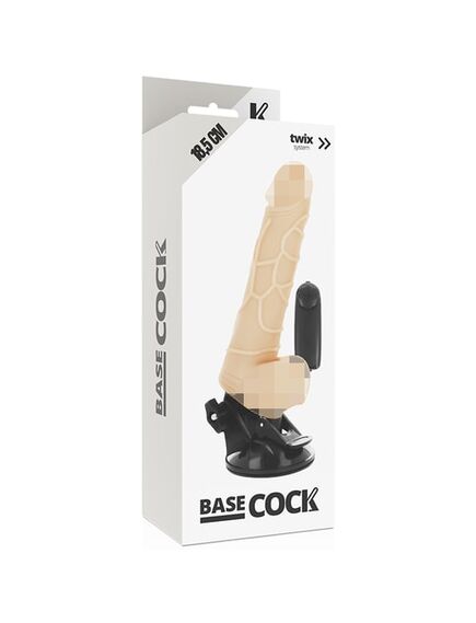 Вибромассажер с пультом управления BASECOCK REALISTIC VIBRATOR REMOTE CONTROL FLESH 18.5CM , изображение 5