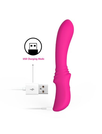 Гнущийся вибромассажер Knight розовый , изображение 2