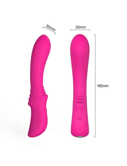 Гнущийся вибромассажер Knight розовый , изображение 5