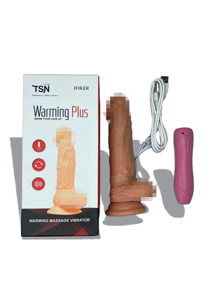 Вибратор с ротацией TSN Warming Plus на проводном пульте , изображение 4