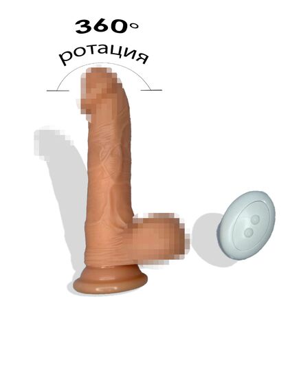 Вибратор с ротацией TSN Warming Plus на пульте Д/У , изображение 3