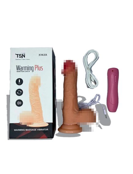 Вибратор с ротацией TSN Warming Plus на проводном пульте , изображение 4