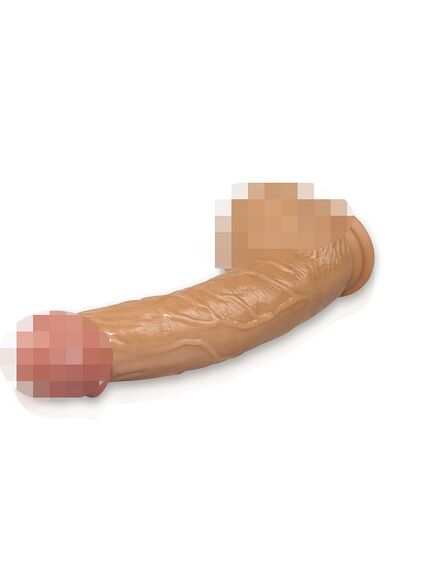 Вибратор реалистик Real Extreme Extra Girth Vibrating Dildo 22,1см , изображение 5