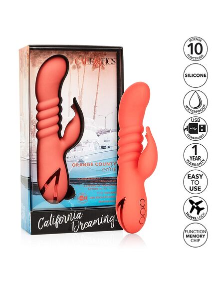 Вибромассажер кролик Orange County Cutie с функцией «поступательное движение» , изображение 5